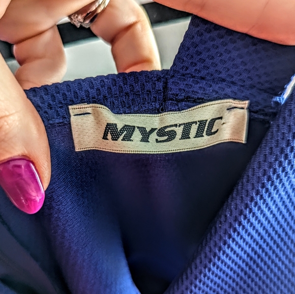 Mystic | Royal Blue Evening Dress Side Cut-Outs | Size Large - Picture 7 of 9